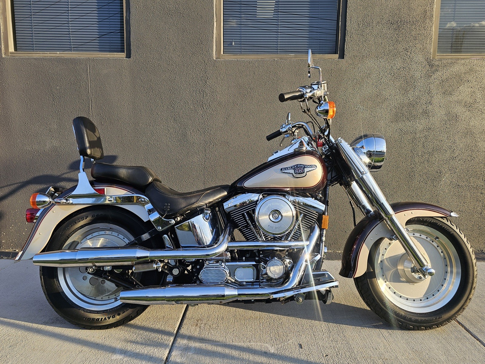 1998 harley-davidson flstf fat boy 95th anniv cruiser