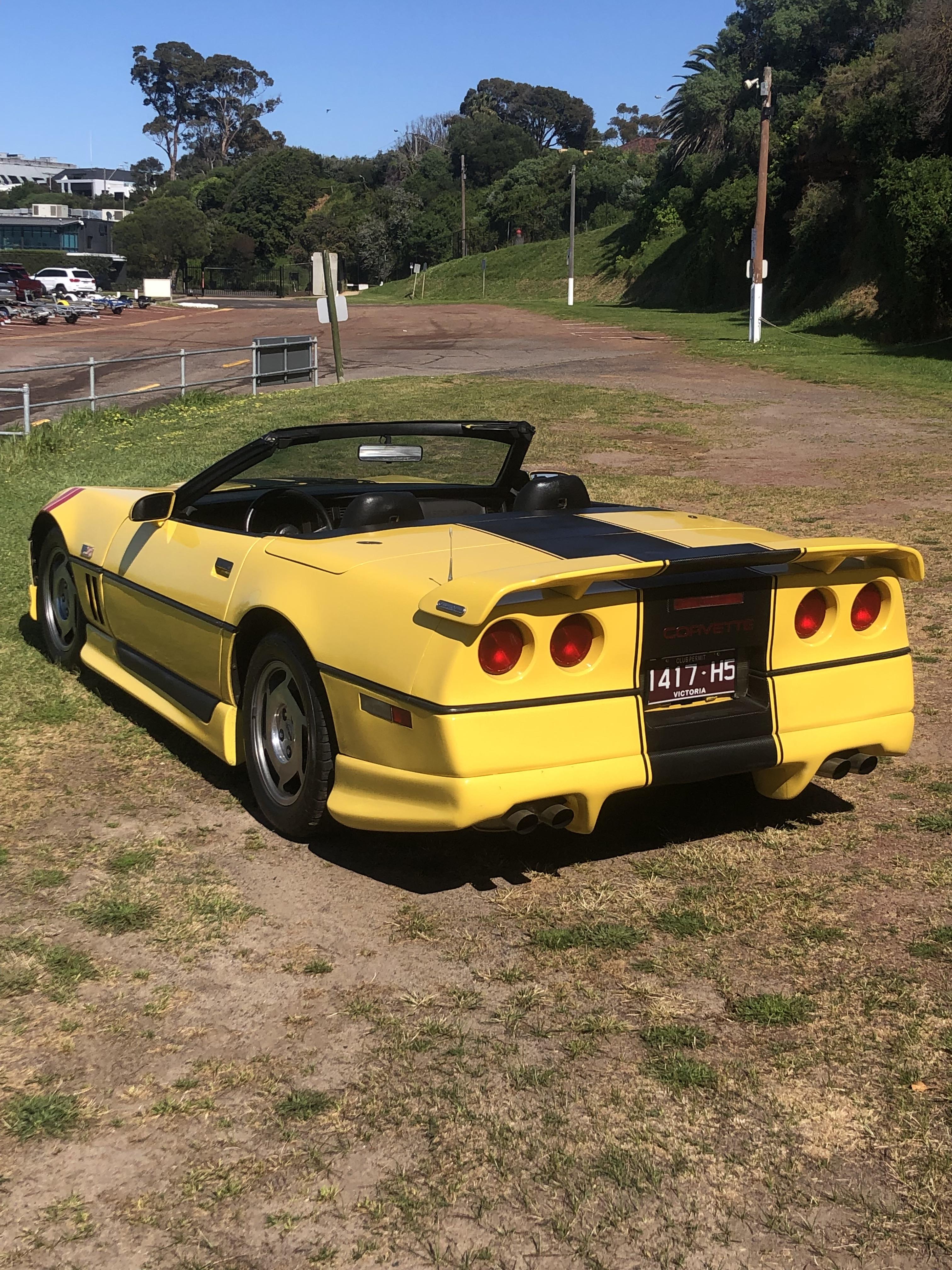 1987 chevrolet corvette c4 convertible