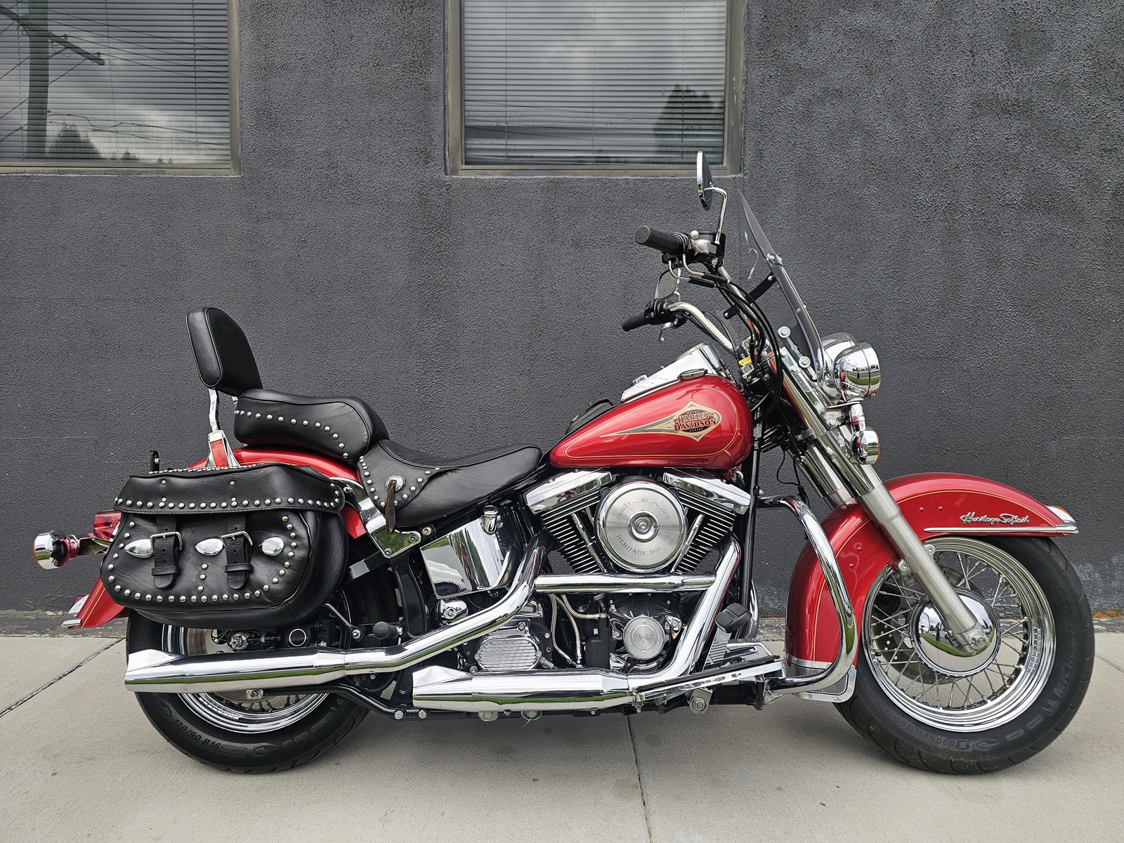1997 harley-davidson flstc heritage softail classic cruiser