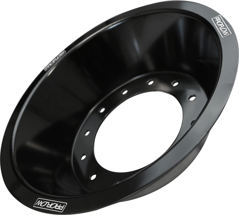 proflow fuel cell tank spill tray, 170mm pcd, aluminium, black anodised