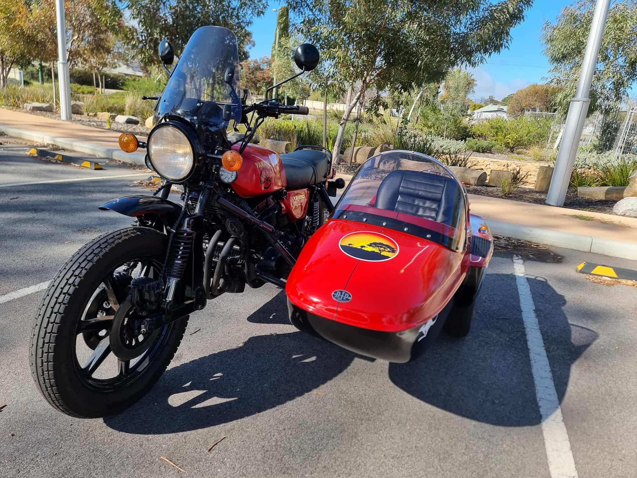 1980 yamaha xs850g & djp sidecar