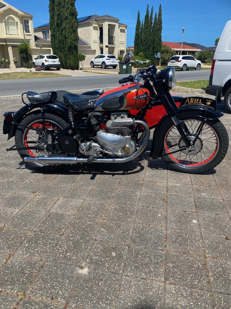 1952 ariel square four mark i outfit