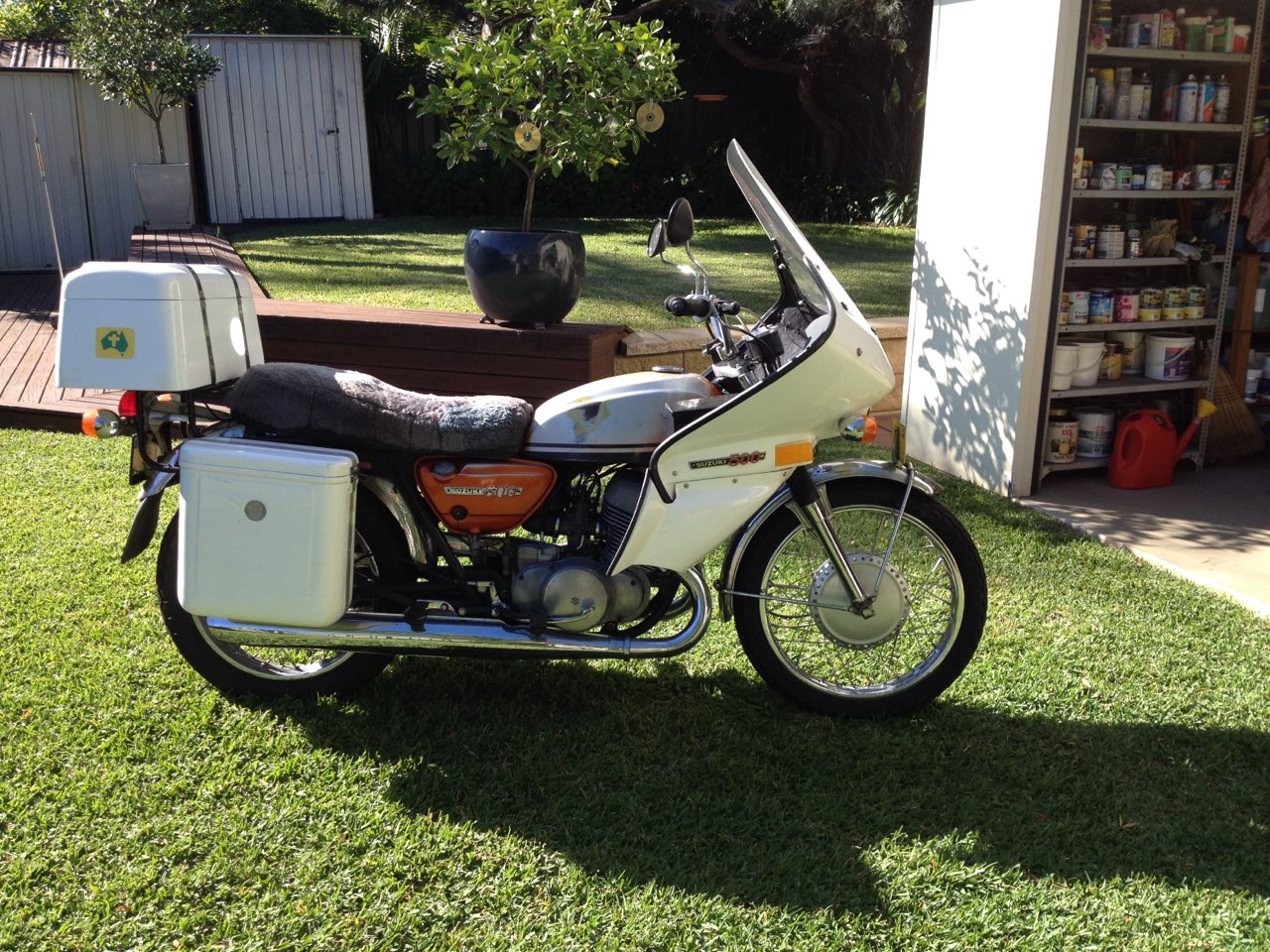 1969 suzuki t500 road