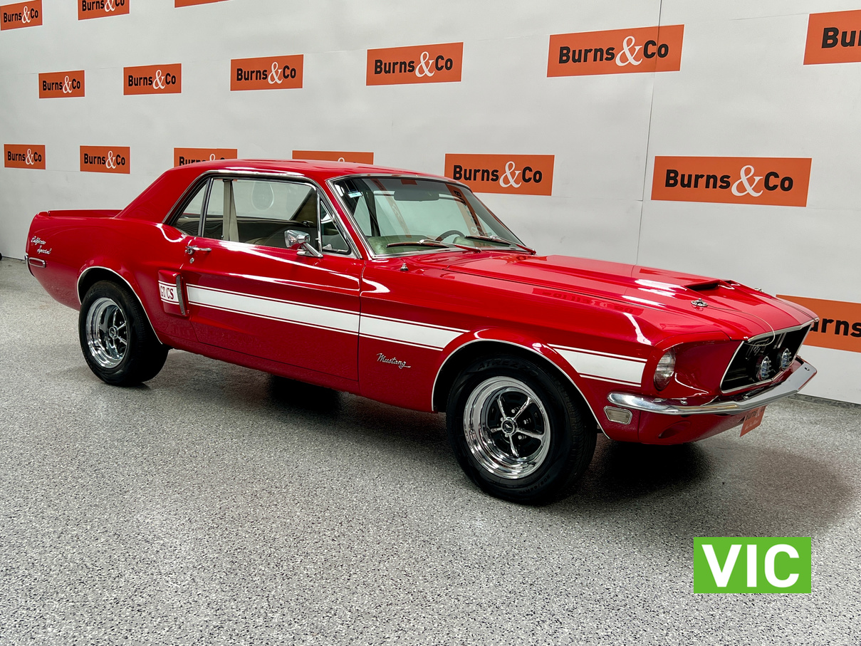 1968 ford mustang california special tribute 289 coupe