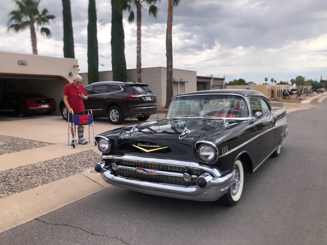 1957 chevrolet bel air 2 dr pillerless sports coupe