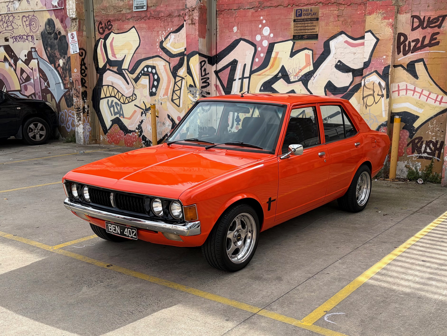 1973 chrysler galant gb gl 4 sp manual 4d sedan