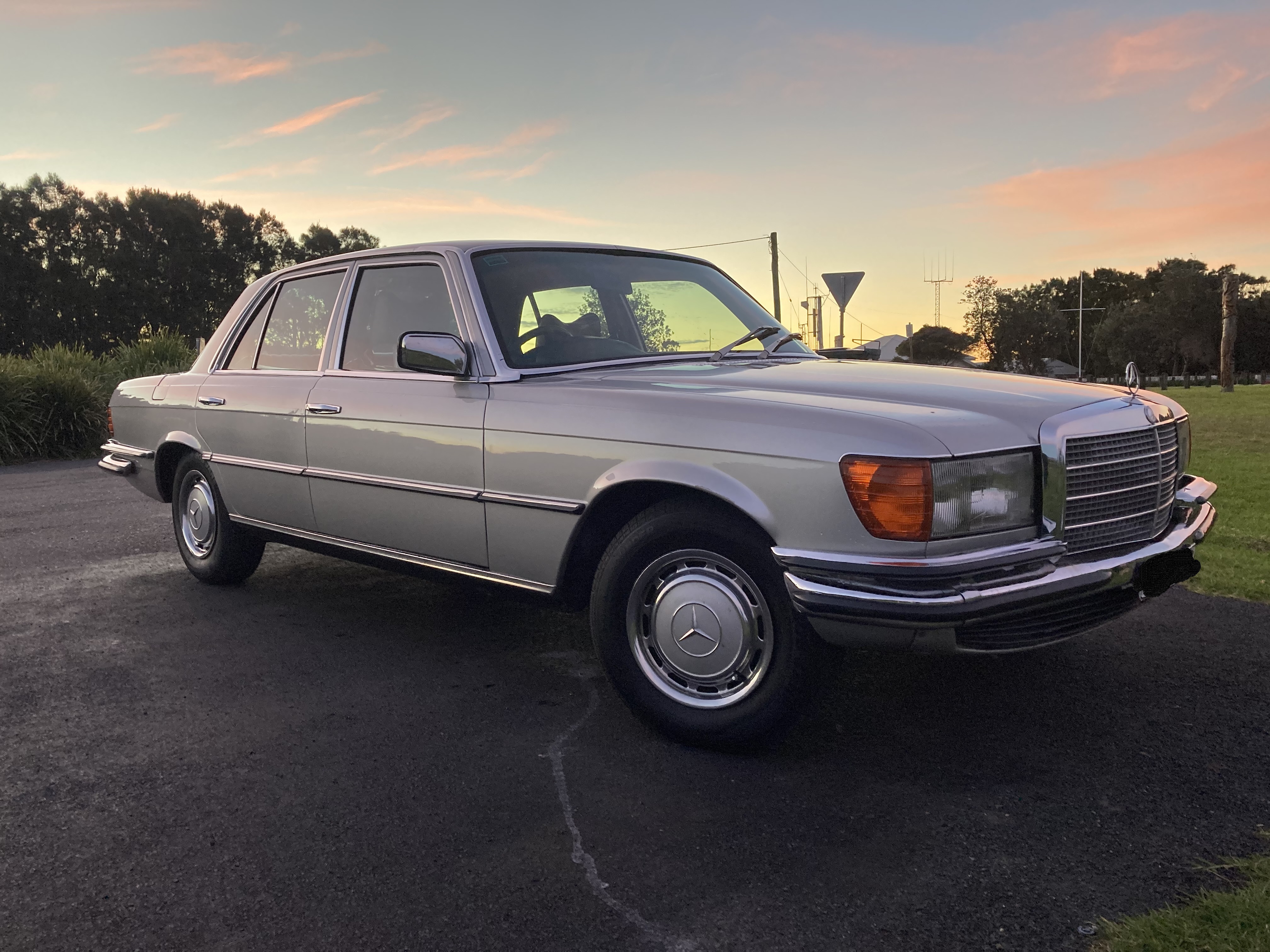 1977 mercedes-benz 280 w116 se 4 sp automatic 4d sedan