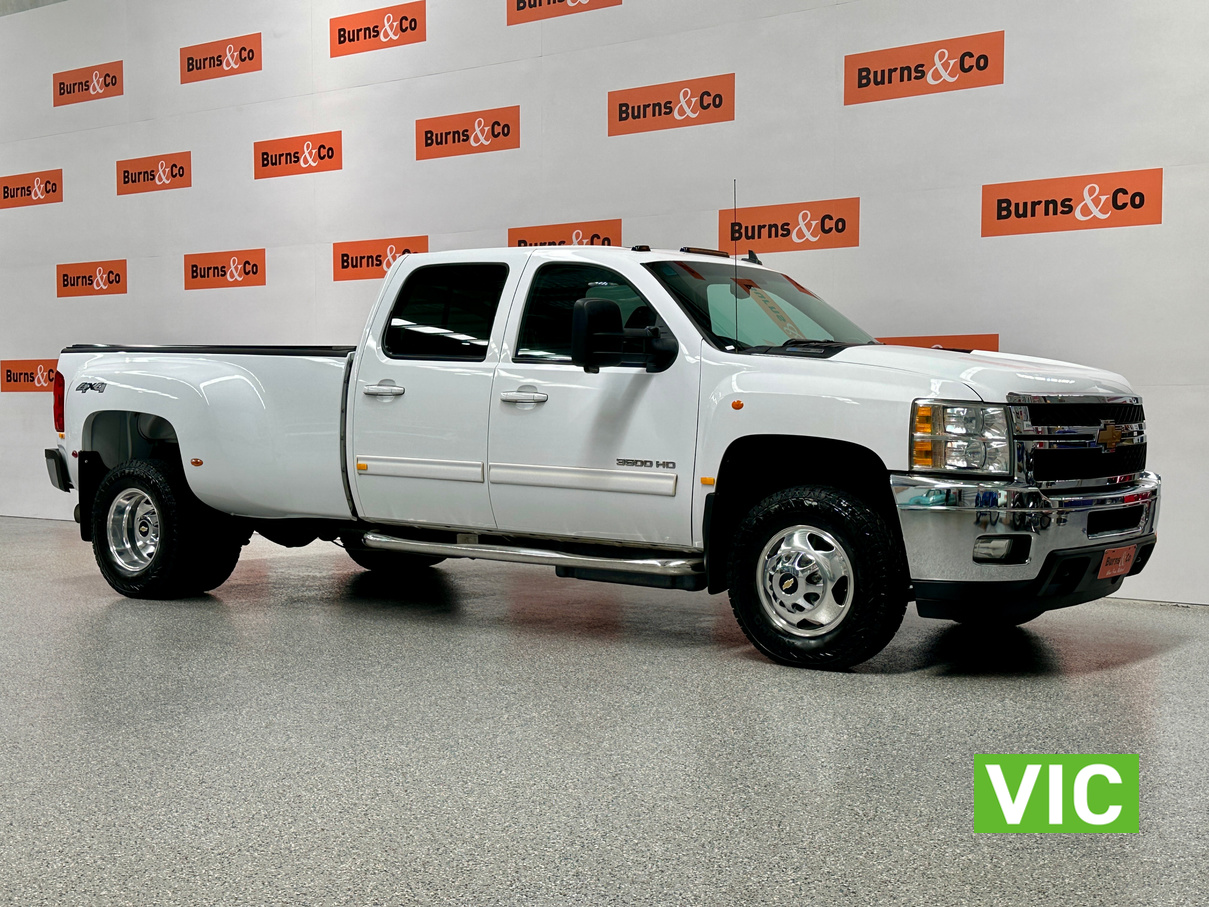 2012 chevrolet silverado ltz 4x4 3500 hd dual cab ute