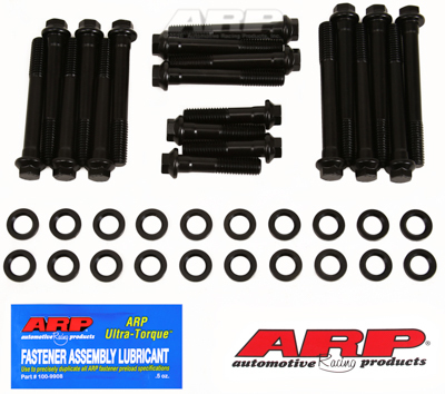 arp cylinder head bolts, hex head, high performance, for pontiac, 326-347-370-389-421, w/ d port heads (1964 & earlier), kit