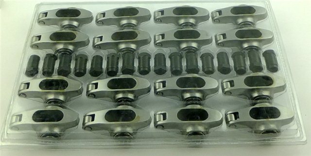 crowcams rocker set, for ford windsor, 1.6rr 3/8 stud, 500lb max spring pressure