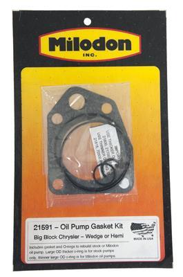 milodon oil pump gasket, cork/neoprene, for chrysler, for dodge, for plymouth, kit
