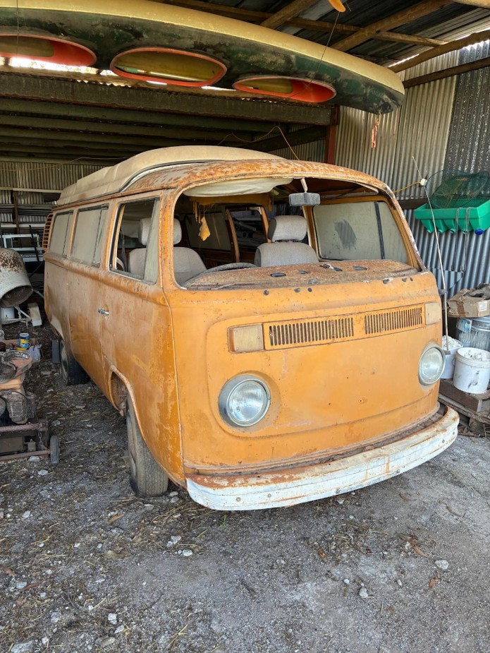 1974 volkswagen kombi type ii camper project