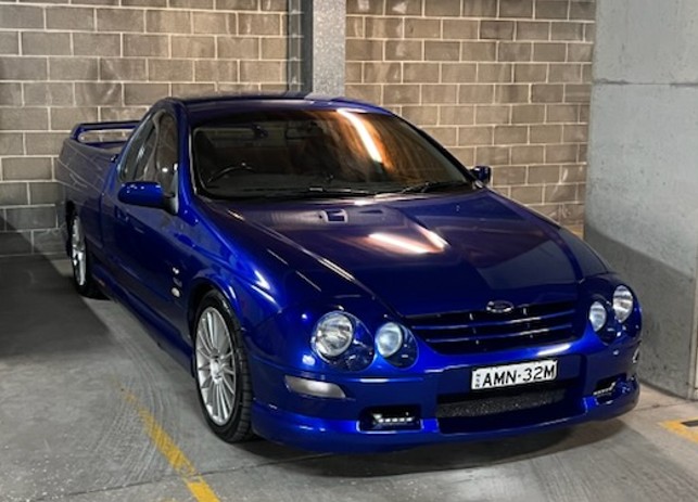 2002 ford falcon auiii xr8 pursuit 250 4 sp automatic utility