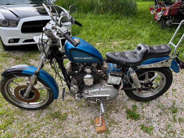1977 harley-davidson 1000 sportster cruiser
