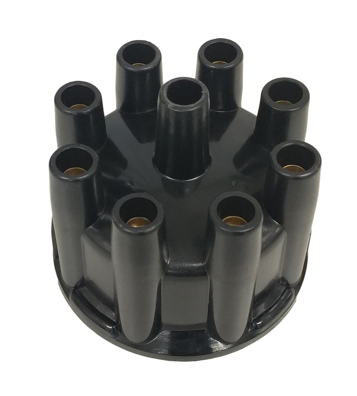 proflow distributor cap extra-duty, black, female socket bosch style, each