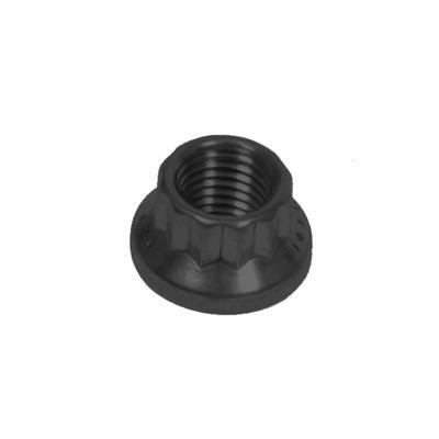 arp nut, 12-point, 8740 chromoly, steel, black, 1/2 in.-20 thread, 180000psi, set of 2