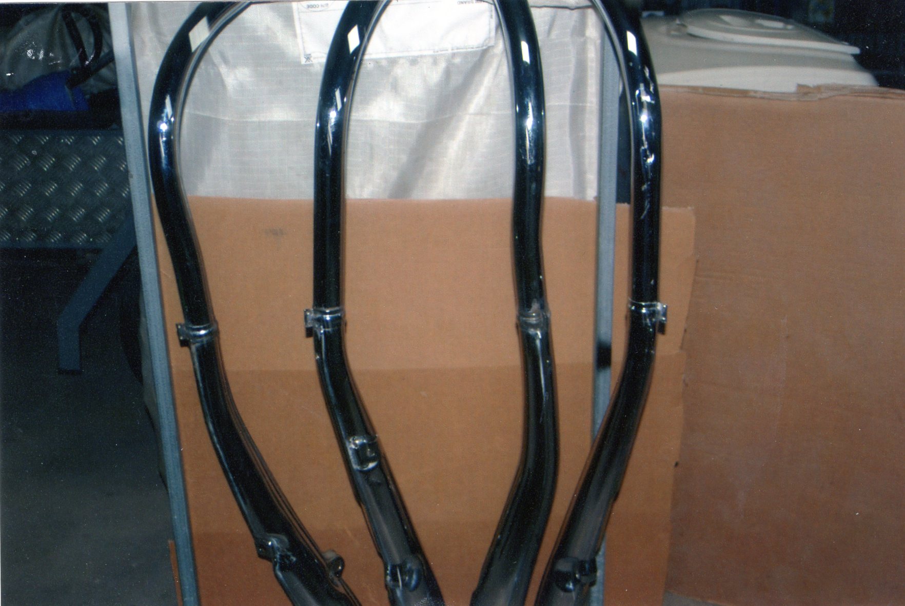 kawasaki 1976 z1a4 4 into1 exhaust system