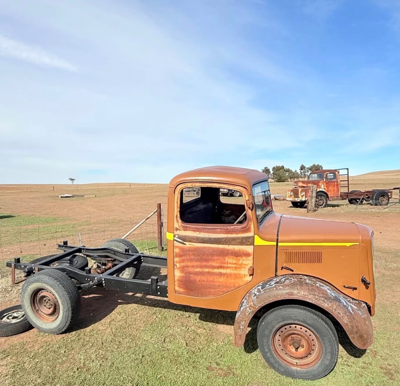 1950 morris commercial swb cab chassis project