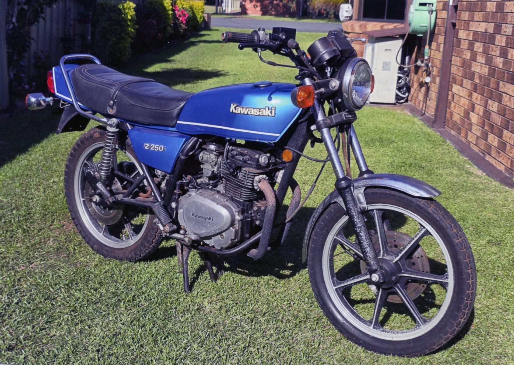 1980 kawasaki z250 road 