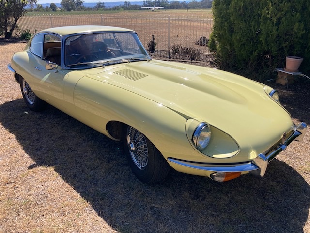 1972 jaguar e type series 2 4.2 4 sp manual 2d coupe