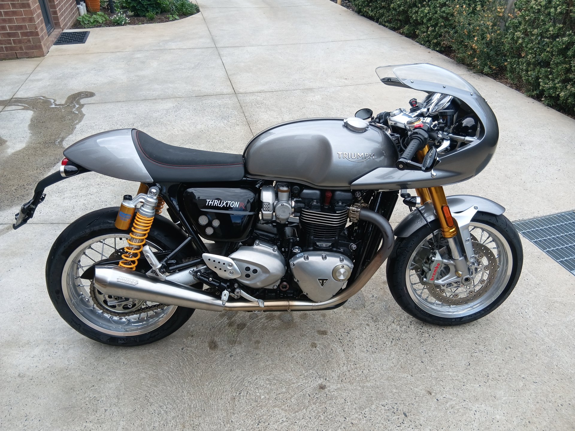 2016 triumph thruxton r 1200 cafe racer 