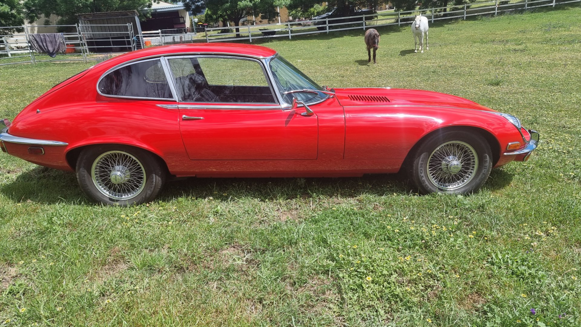 1972 jaguar e type series 3 2+2 5.3 3 sp automatic 2d coupe