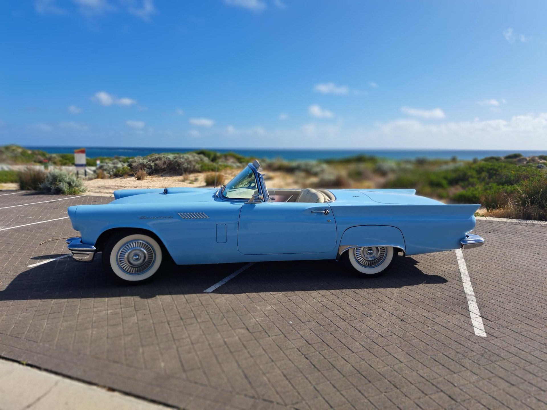 1957 ford thunderbird automatic convertible