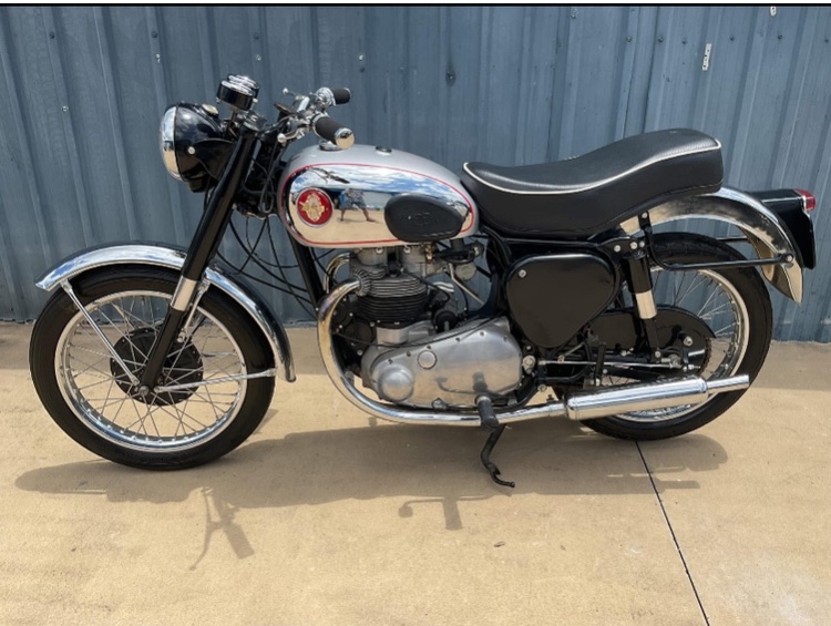 1955 bsa a10 road rocket road