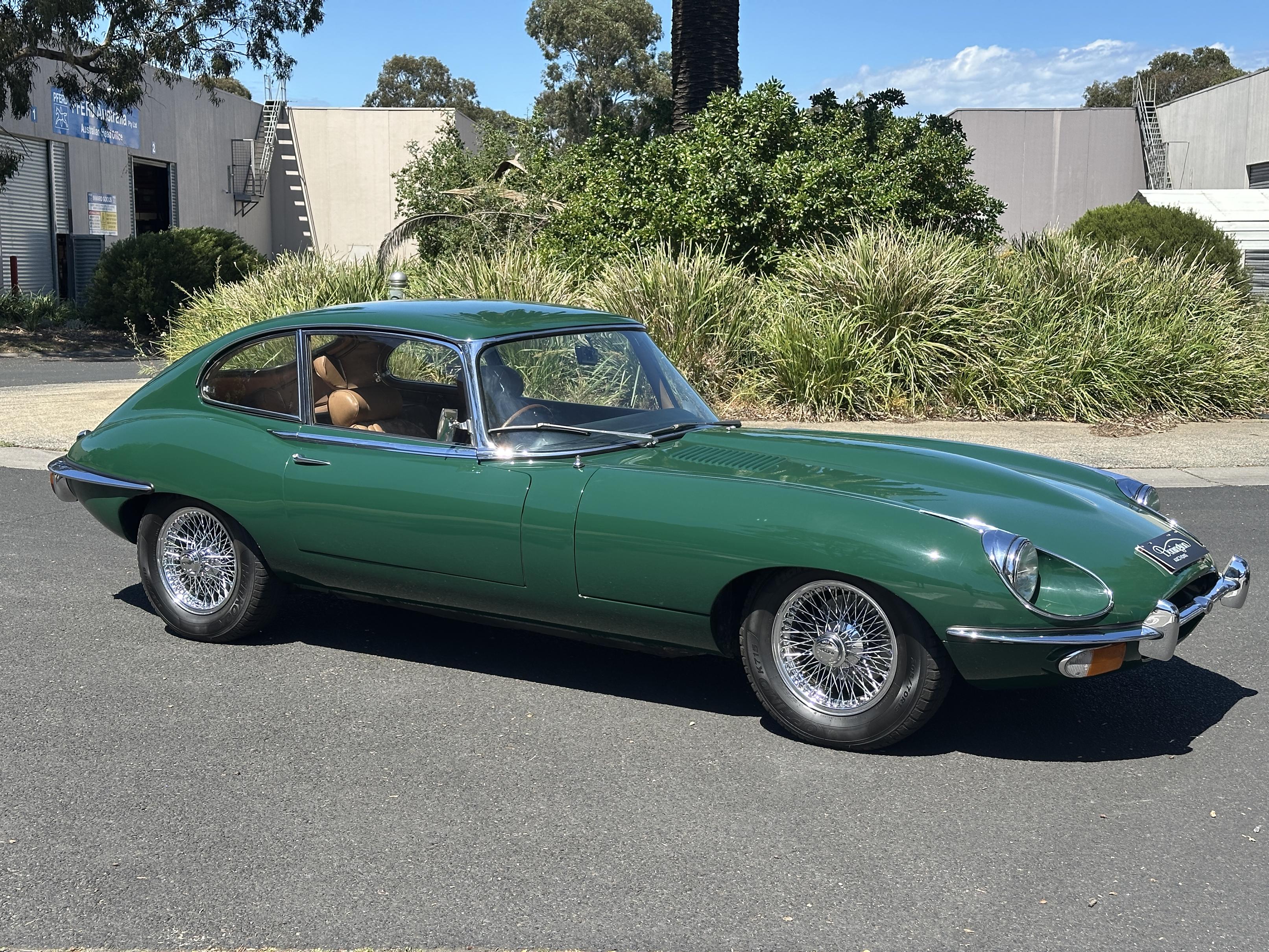 1970 jaguar e type series ii 4.2 manual 2d coupe