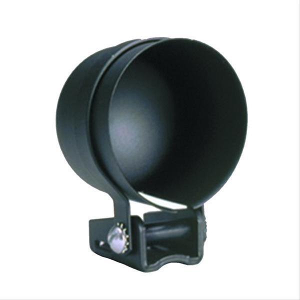 autometer gauge mounting cup, 2 5/8 in. diameter, pedestal mount, black, for electrical, gauge, each