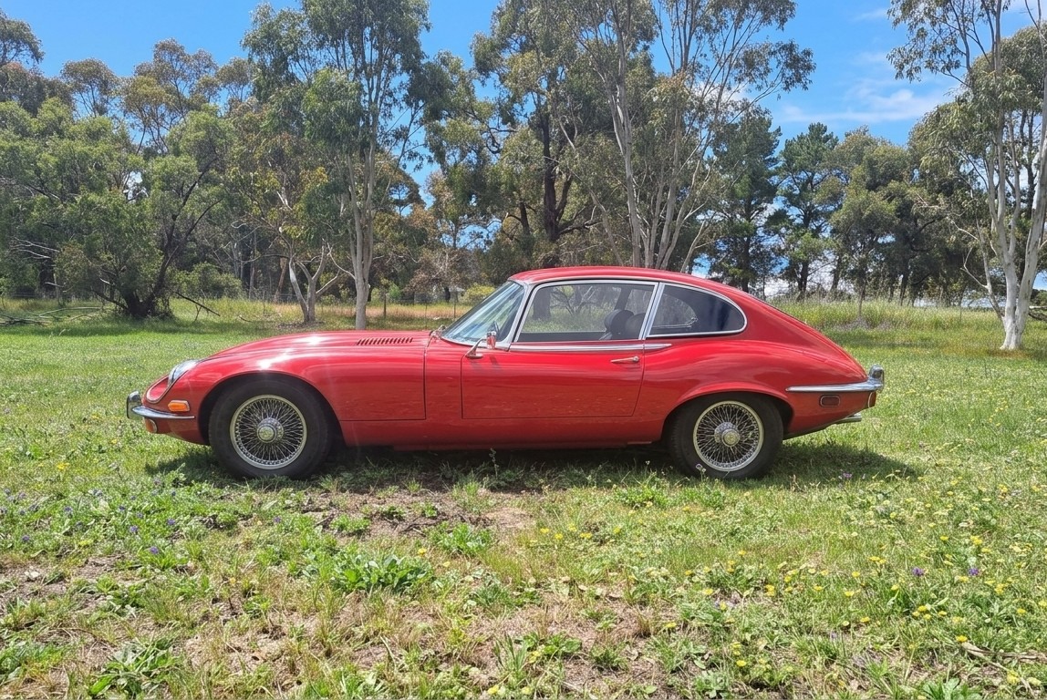 1972 jaguar e type series 3 2+2 5.3 3 sp automatic 2d coupe