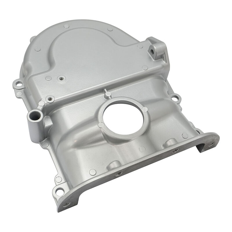 proflow timing cover, 1-piece, aluminium, natural, for bb ford, fe 390/427/428, each
