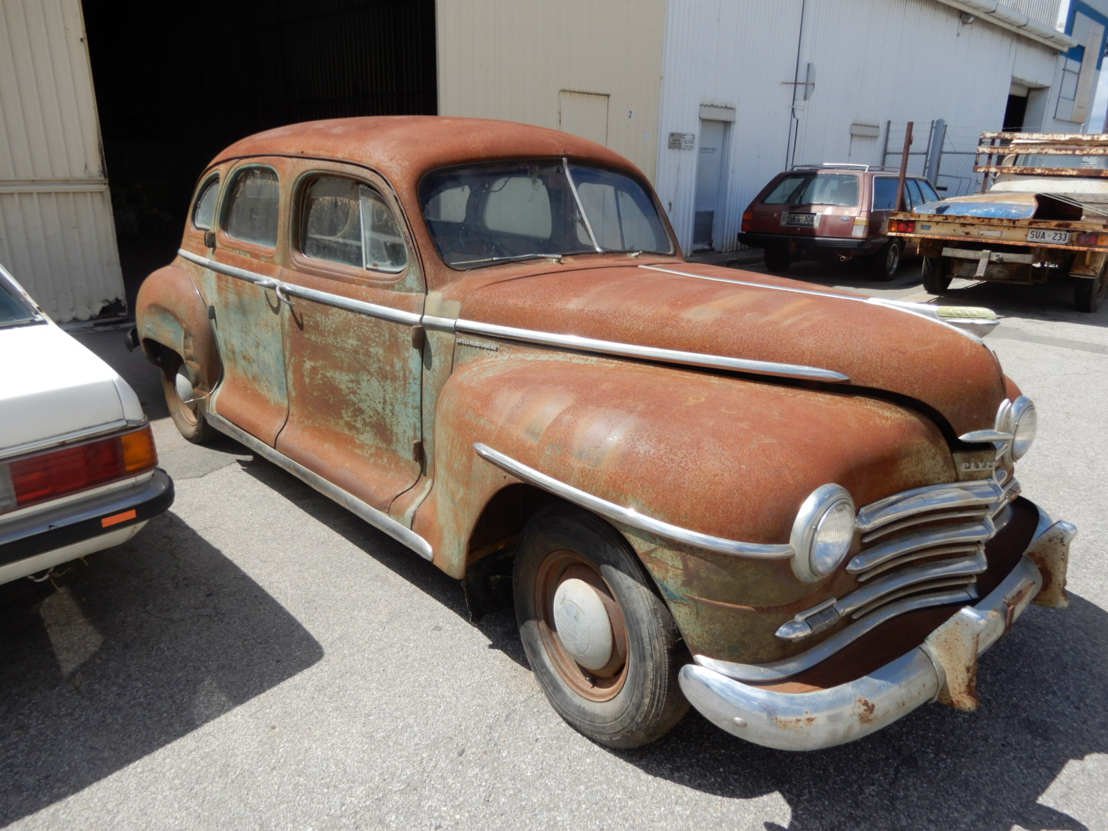 1948 plymouth sloper manual sedan