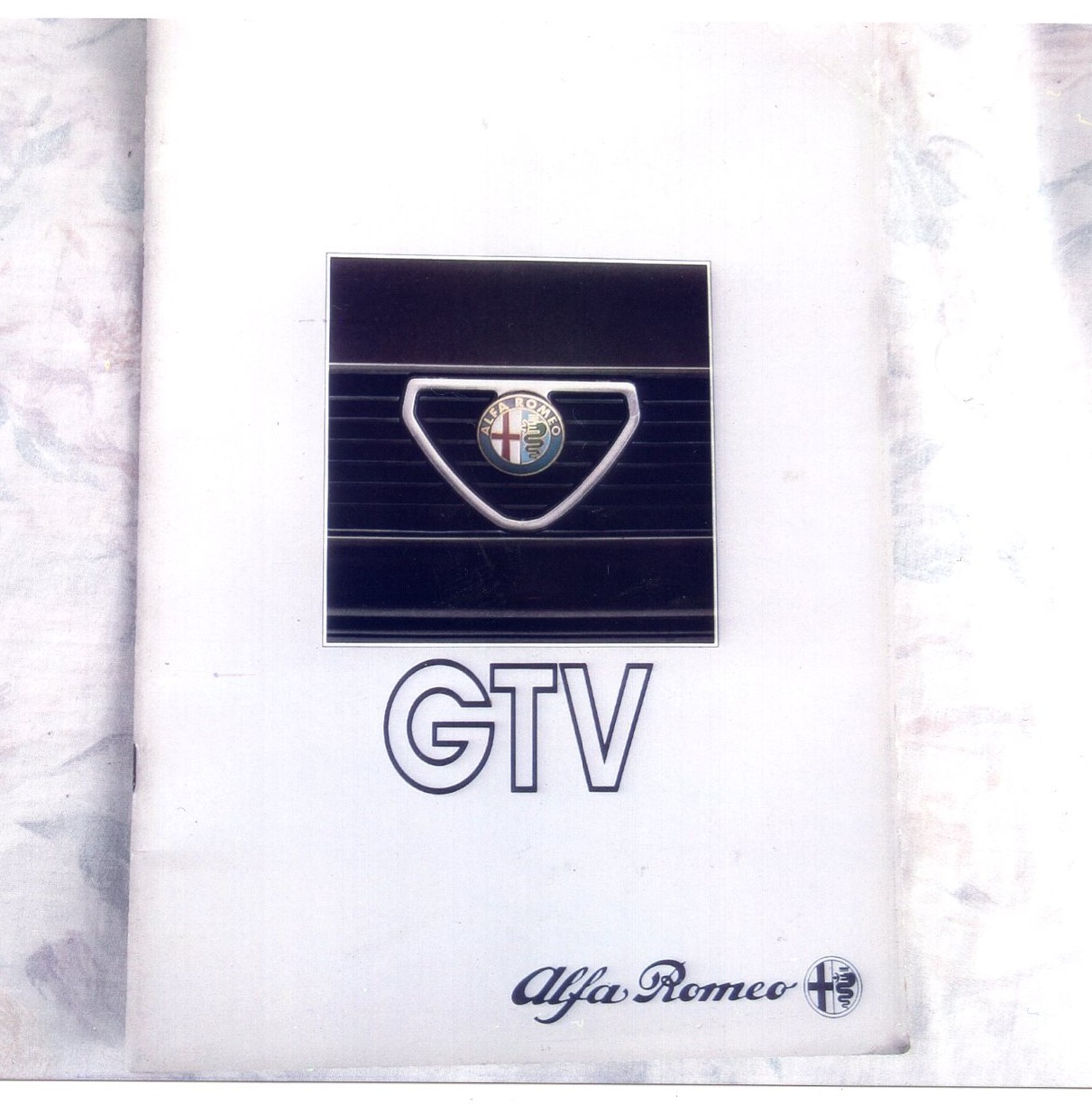alfa romeo gtv 1980s factory sales brochure