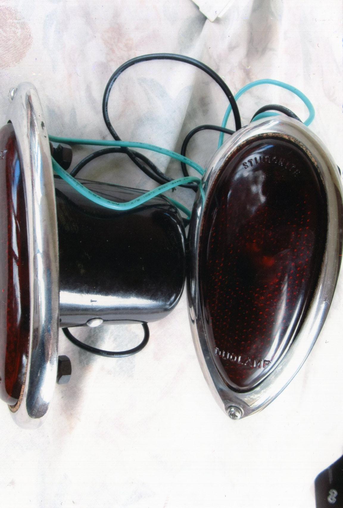 hot rod and custom rear tear drop tail lights