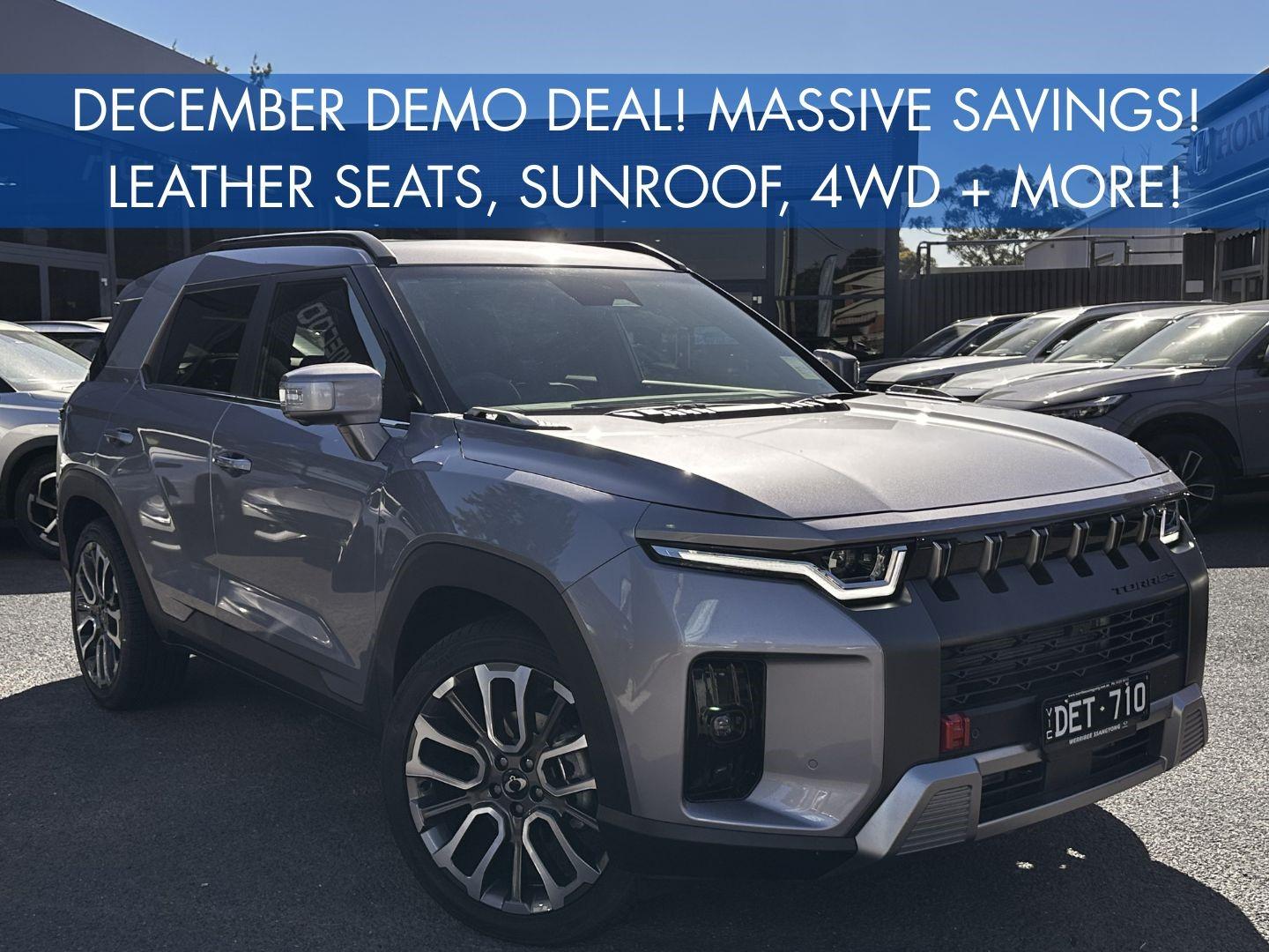 2024 kgm ssangyong torres ultimate auto awd my25