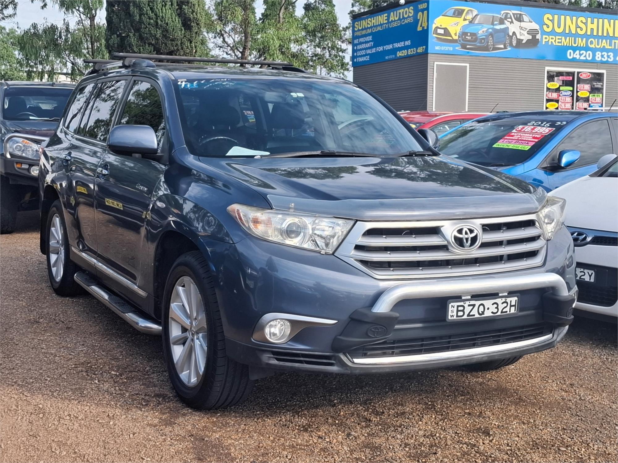 2011 toyota kluger gsu45r grande sports automatic wagon