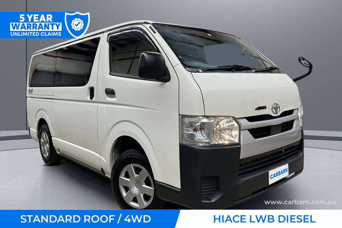 2021 toyota hiace gdh206v dx long 4wd automatic van