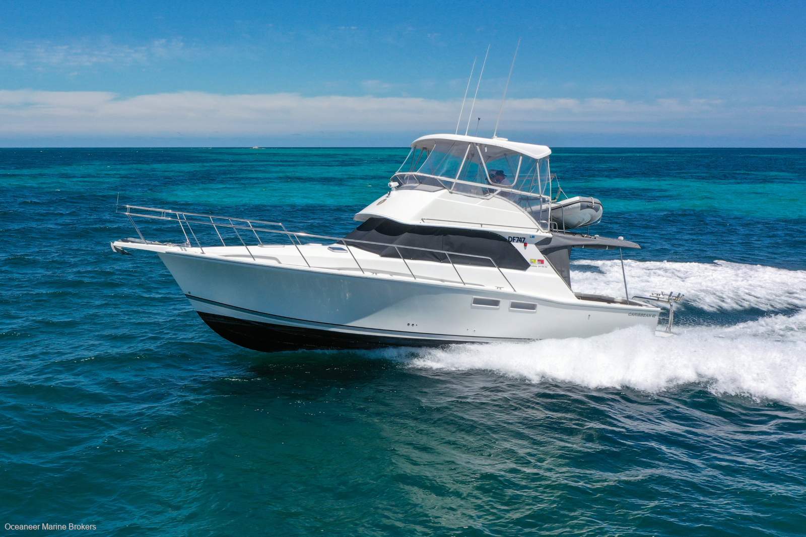 1999 caribbean 40 flybridge cruiser