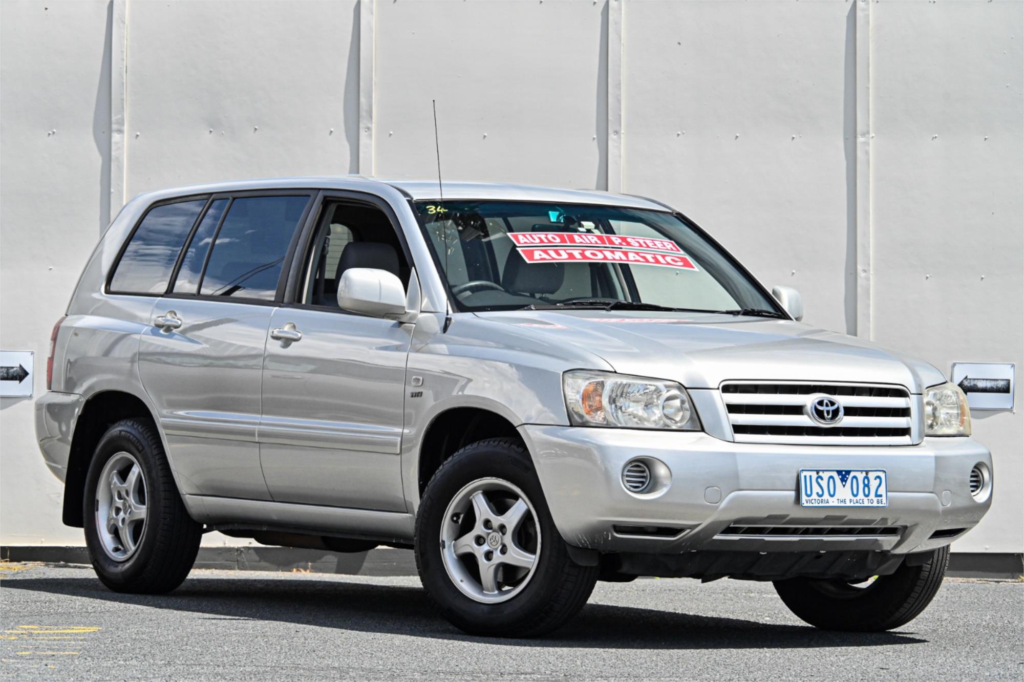 2007 toyota kluger mcu28r upgrade cv (4x4) 5 sp automatic 4d wagon