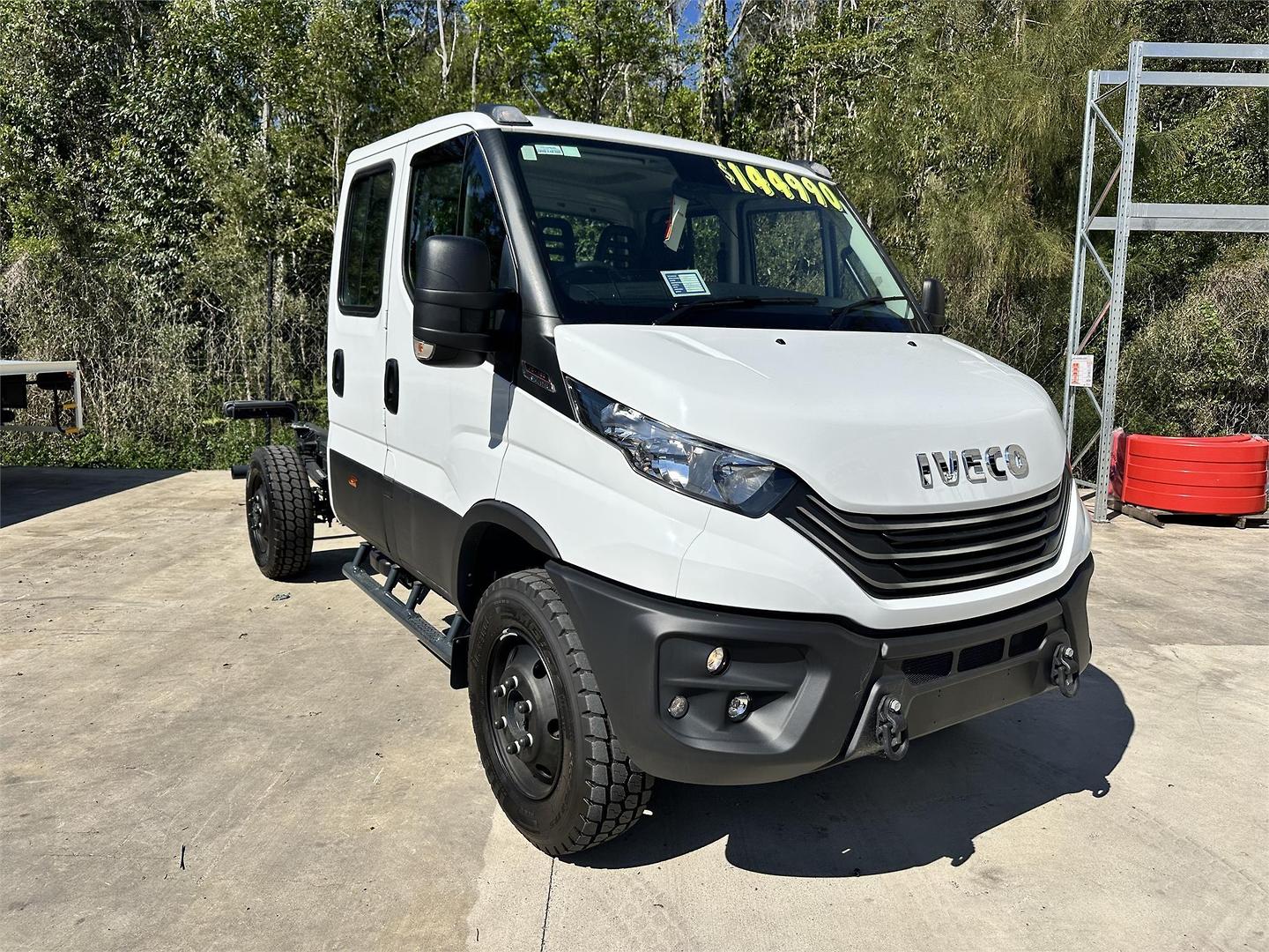 2023 iveco daily 70-180 8 sp automatic crew c/chas