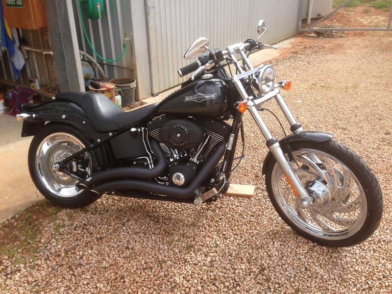 2009 harley-davidson 1600cc fxstb night train my09