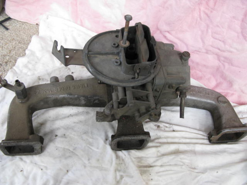 redline road master carby and manifold