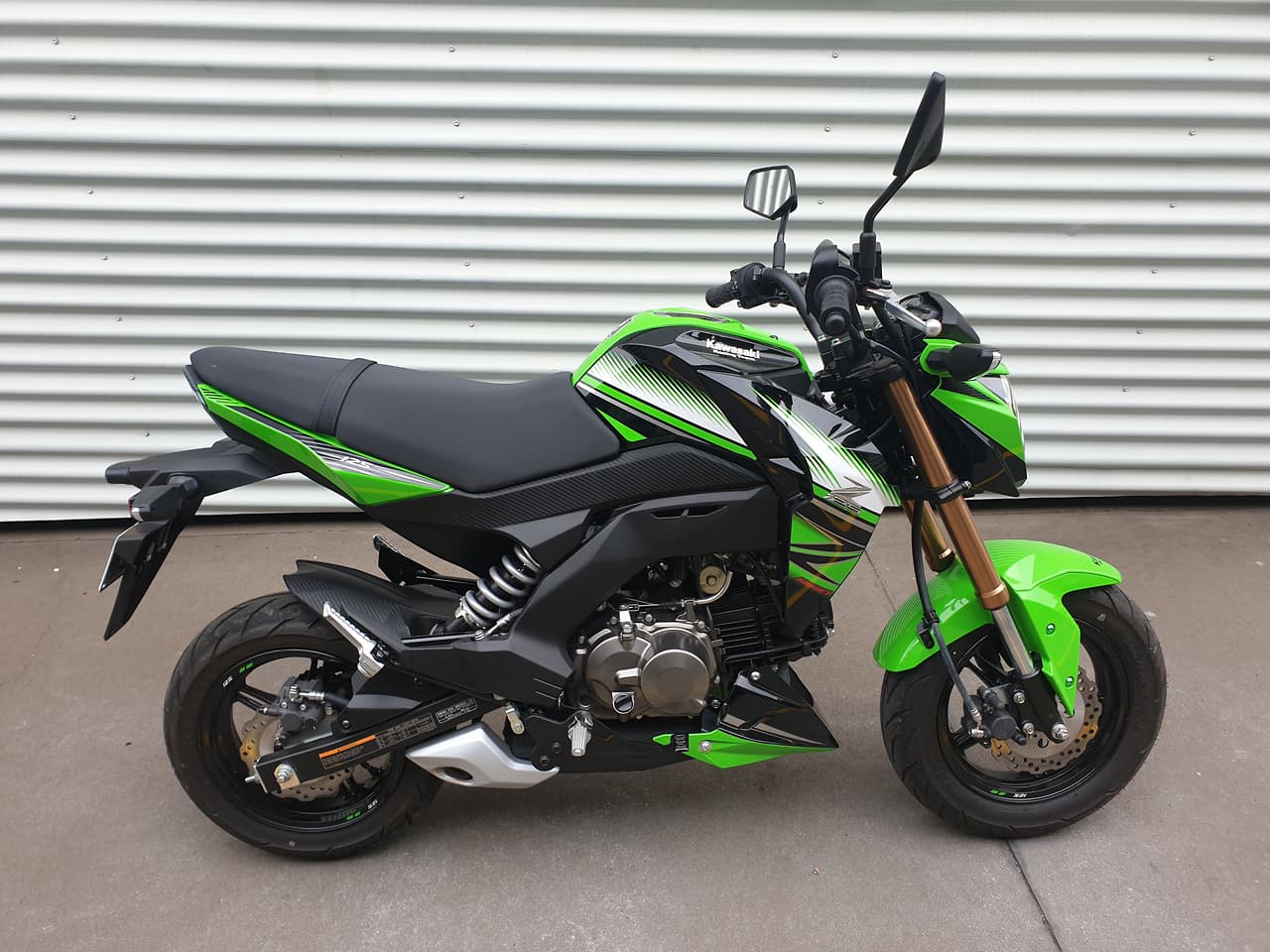 2017 KAWASAKI Z125 PRO ROAD JBFD5082588 JUST BIKES