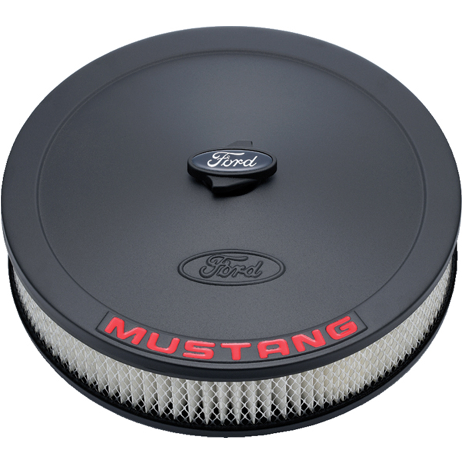 FORD MUSTANG AIR CLEANER KIT, BLACK CRINKLE, RAISED FORD JPFD5114257