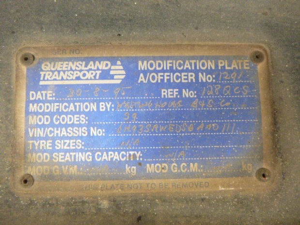 1995 HAULMARK FLAT TOP TRAILER SEMI HAULMARK FLAT TOP A-TRAILER