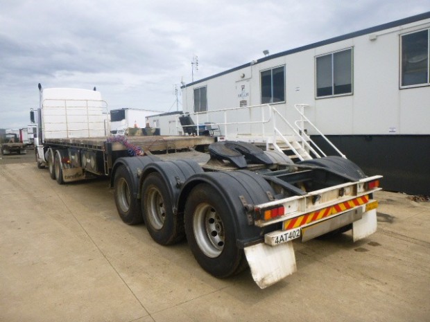 1995 HAULMARK FLAT TOP TRAILER SEMI HAULMARK FLAT TOP A-TRAILER