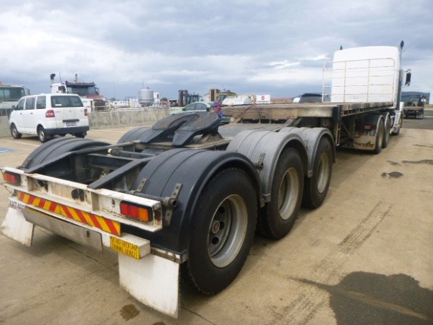 1995 HAULMARK FLAT TOP TRAILER SEMI HAULMARK FLAT TOP A-TRAILER
