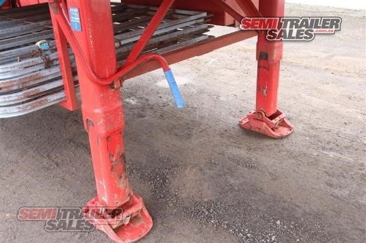 2011 BARKER DROP DECK TRAILER SEMI