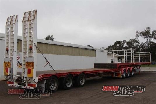 2011 BARKER DROP DECK TRAILER SEMI